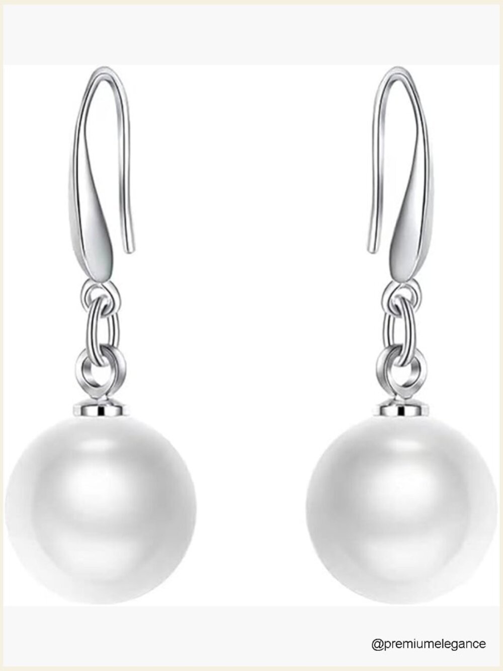 Sterling Silver Freshwater Pearl Dangle Drop Earrings for Women